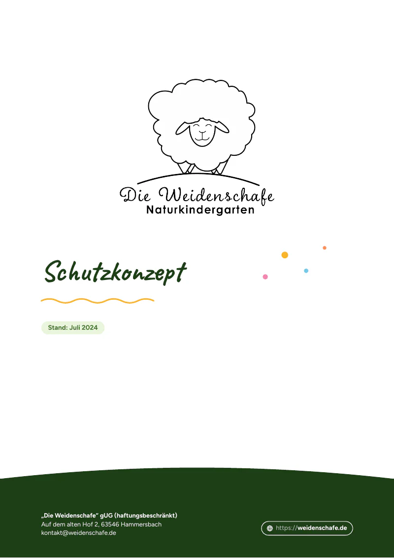 Erste Seite von Schutzkonzept